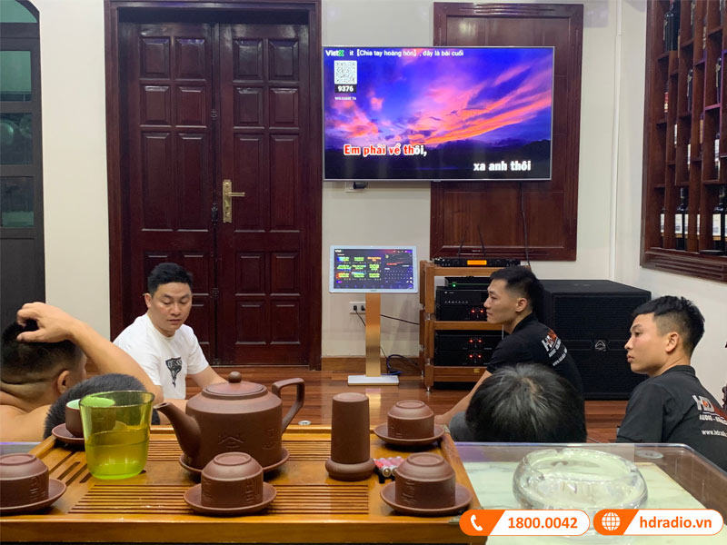 Lắp Bộ dàn Karaoke Cao Cấp trị giá hơn 174 triệu cho anh Thụ ở La Dương, Hà Đông