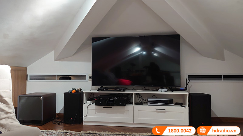 Lắp dàn karaoke HDR79 trị giá gần 77 triệu đồng cho anh Hải ở huyện Hoài Đức, Hà Nội 