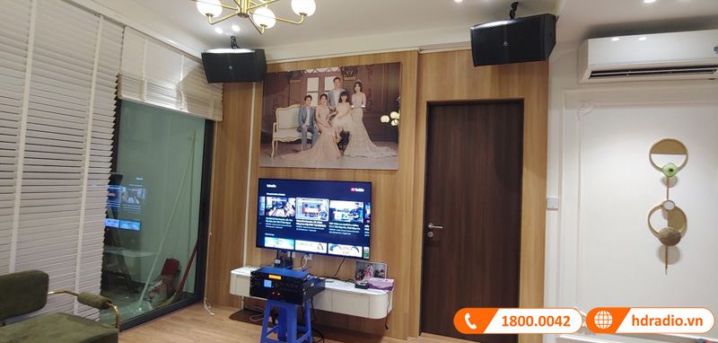 Lắp đặt Bộ Dàn Karaoke Cao Cấp trị giá hơn 73 triệu đồng cho chị Hương ở Hoàng Mai, Hà Nội