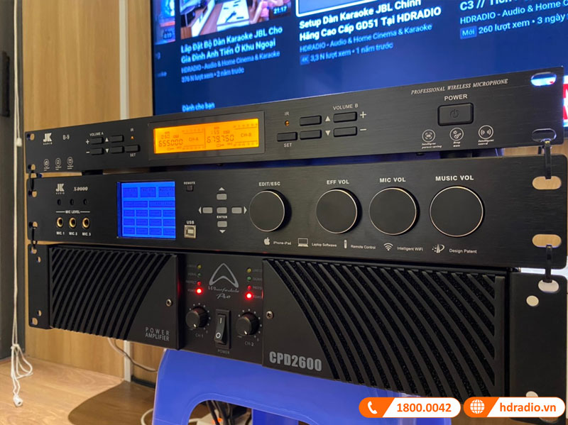 Lắp đặt Bộ Dàn Karaoke Cao Cấp trị giá hơn 73 triệu đồng cho chị Hương ở Hoàng Mai, Hà Nội