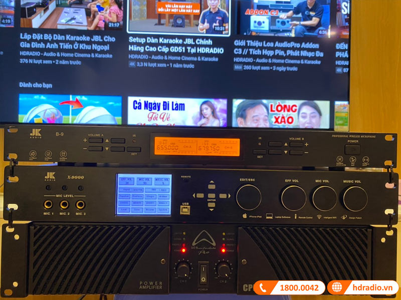 Lắp đặt Bộ Dàn Karaoke Cao Cấp trị giá hơn 73 triệu đồng cho chị Hương ở Hoàng Mai, Hà Nội