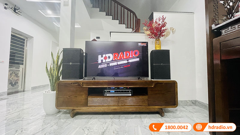 Lắp dàn karaoke gia đình cho anh Sơn ở Đông Anh, Hà Nội