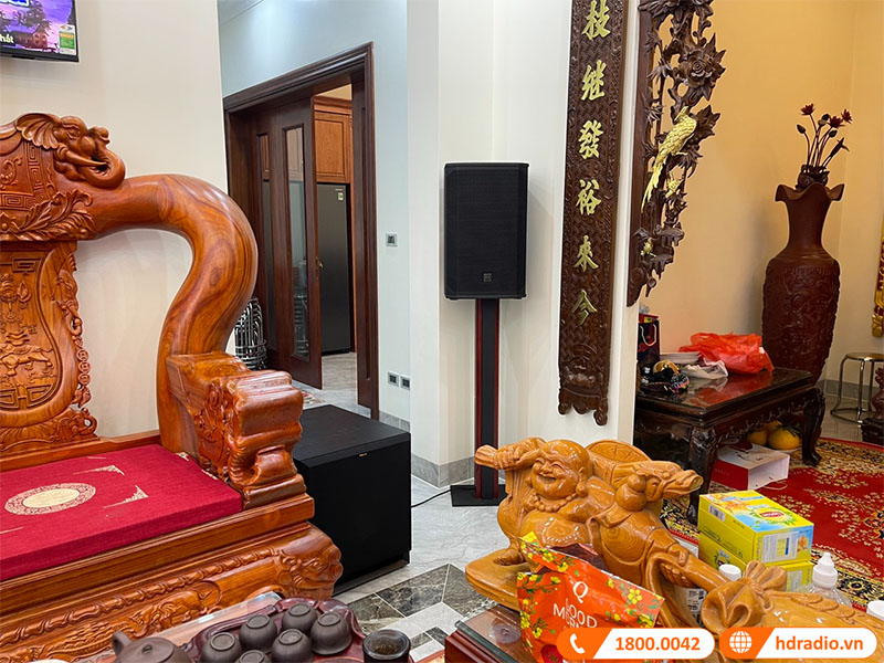 lắp bộ dàn karaoke đỉnh cao trị giá hơn 121 triệu đồng cho anh Hiệp ở huyện Quế Võ, Bắc Ninh