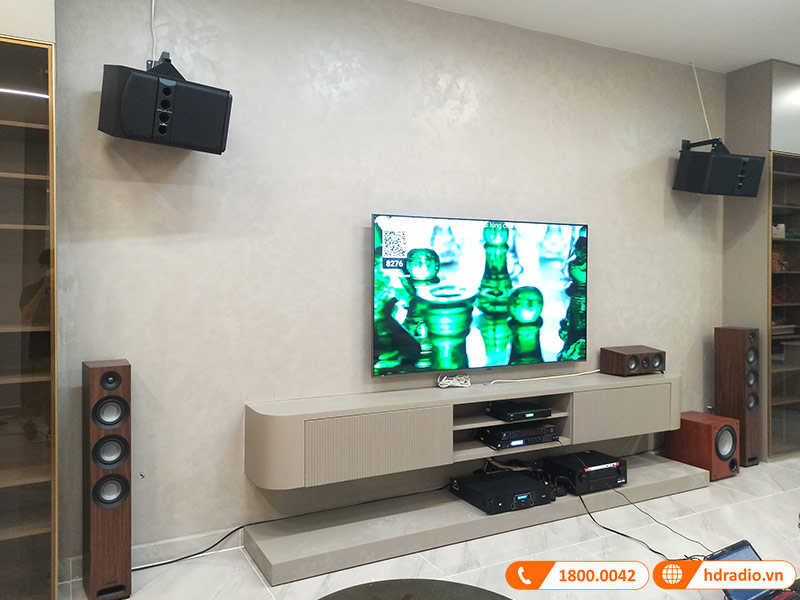 Lắp Bộ Dàn Karaoke và Dàn Xem Phim Chất Lượng Giá Hơn 90 Triệu Cho Anh Chúc ở Thủ Đức