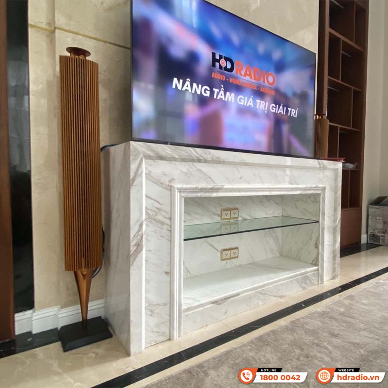 Loa B&O Beolab 18 Chính Hãng, Công Suất 320W/ chiếc, Bluetooth, Wifi, Optical, RCA, Kết nối đa phòng (Cặp loa đứng Hi-End)-11