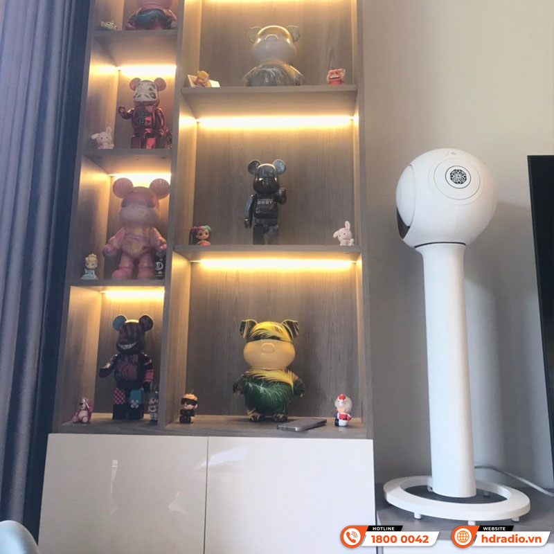 Lắp loa DEVIALET Phantom I 108DB Opera De Paris cho chị Hoài