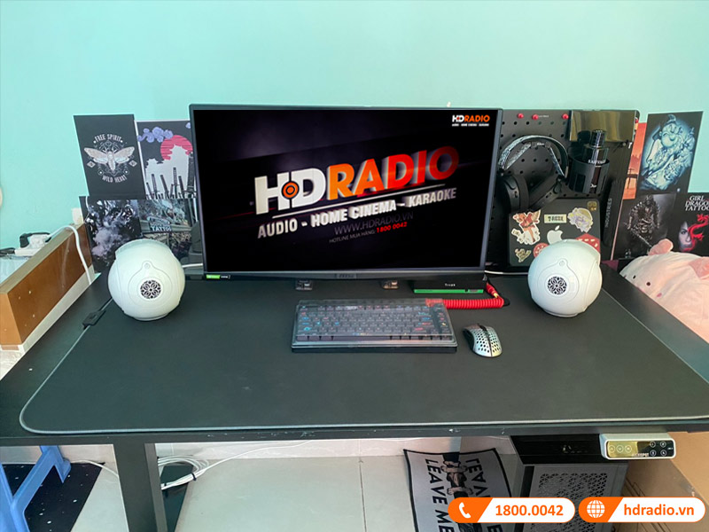 Lắp cặp loa devialet phantom II 98db hơn 83tr cho anh long Lắp cặp loa devialet phantom II 98db hơn 83tr cho anh long