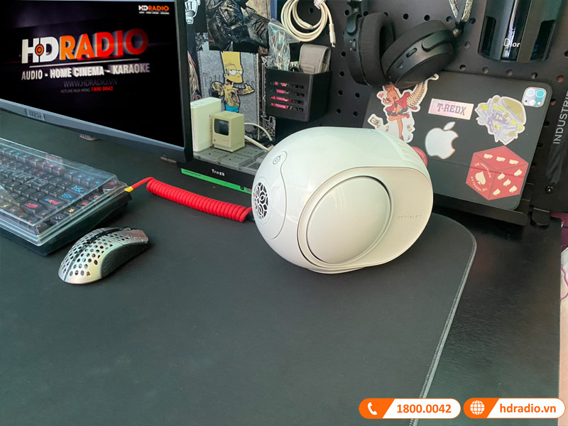 Lắp cặp loa devialet phantom II 98db hơn 83tr cho anh long Lắp cặp loa devialet phantom II 98db hơn 83tr cho anh long