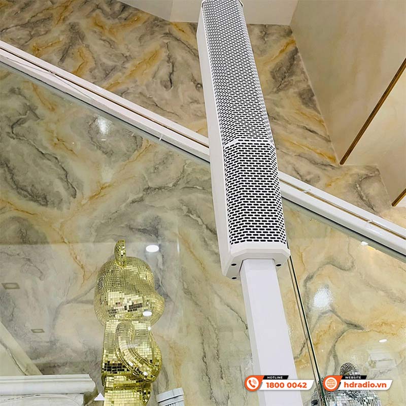 Lắp Dàn âm thanh hát karaoke Column Array SK09 giá hơn 108 triệu đồng cho anh Tuấn