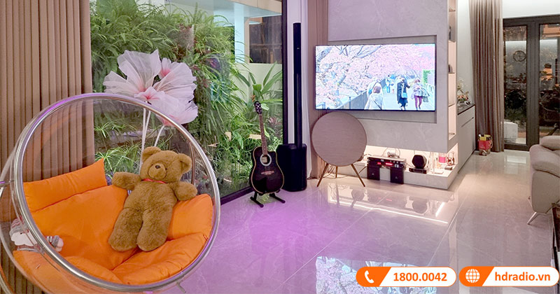 Lắp đặt hệ thống âm thanh Cao Cấp trị giá hơn 168 triệu đồng cho anh Chi ở An Dương, Hải Phòng (B&O BeoPlay A9 MK4 SE, JBL KX180A, VM300, Bose L1 PRO8, Kiwi S803A)