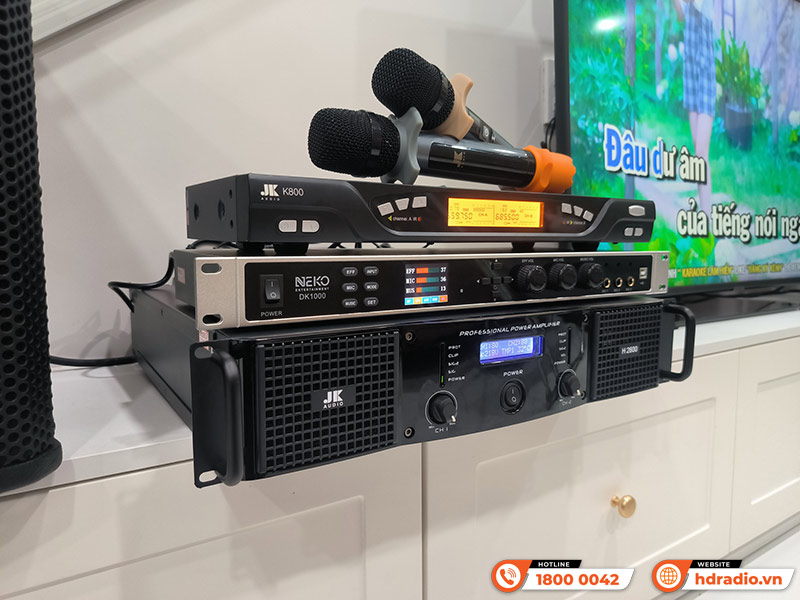 Lắp dàn karaoke cao cấp cho anh Phong