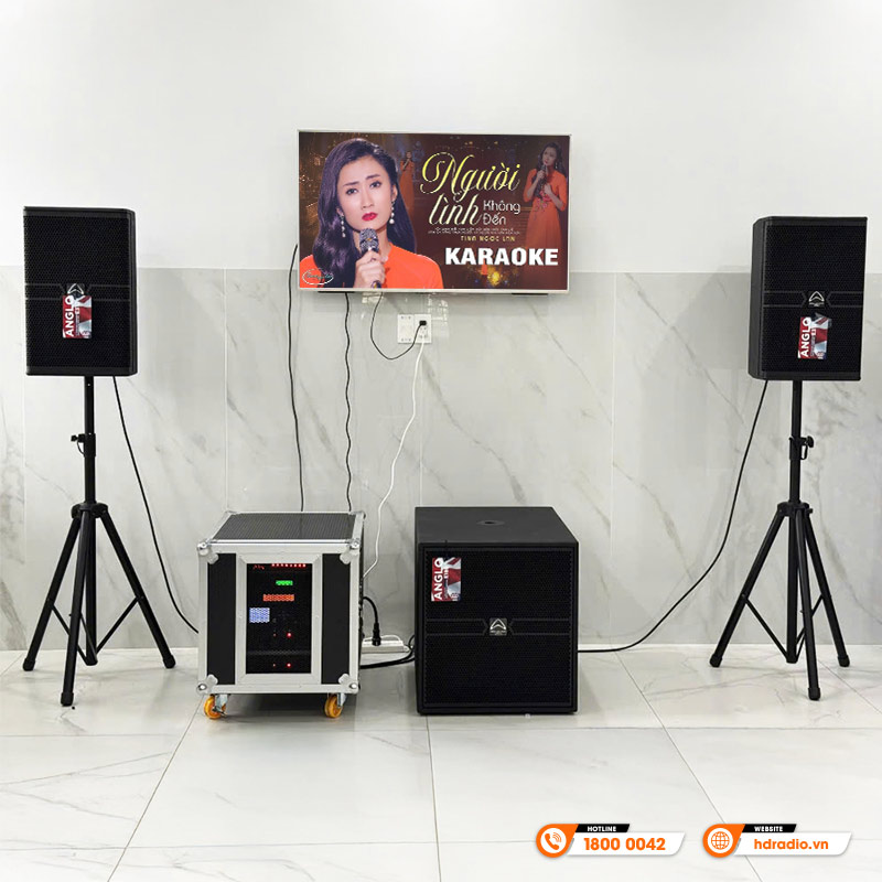Lắp đặt Dàn karaoke cao cấp cho anh Sang ở Đồng Nai