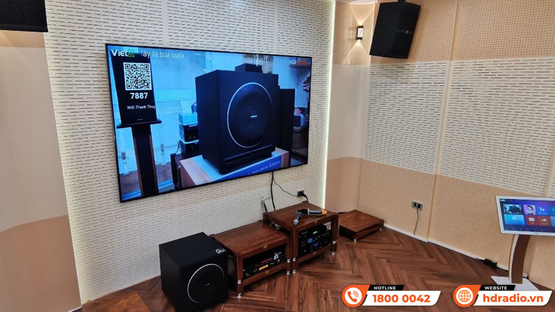 Lắp dàn karaoke cao cấp gần 119 triệu cho anh Hưng Kara