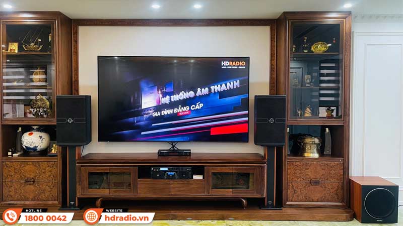 Lắp dàn karaoke cao cấp giá hơn 53 triệu đồng cho anh Tuấn ở Hưng Yên