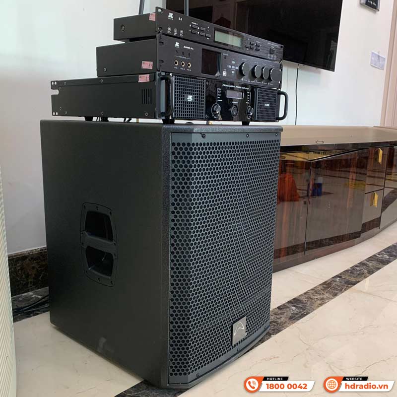 Lắp dàn karaoke cao cấp giá hơn 74 triệu đồng cho chị Nga ở Quận Nam Từ Liêm, Hà Nội