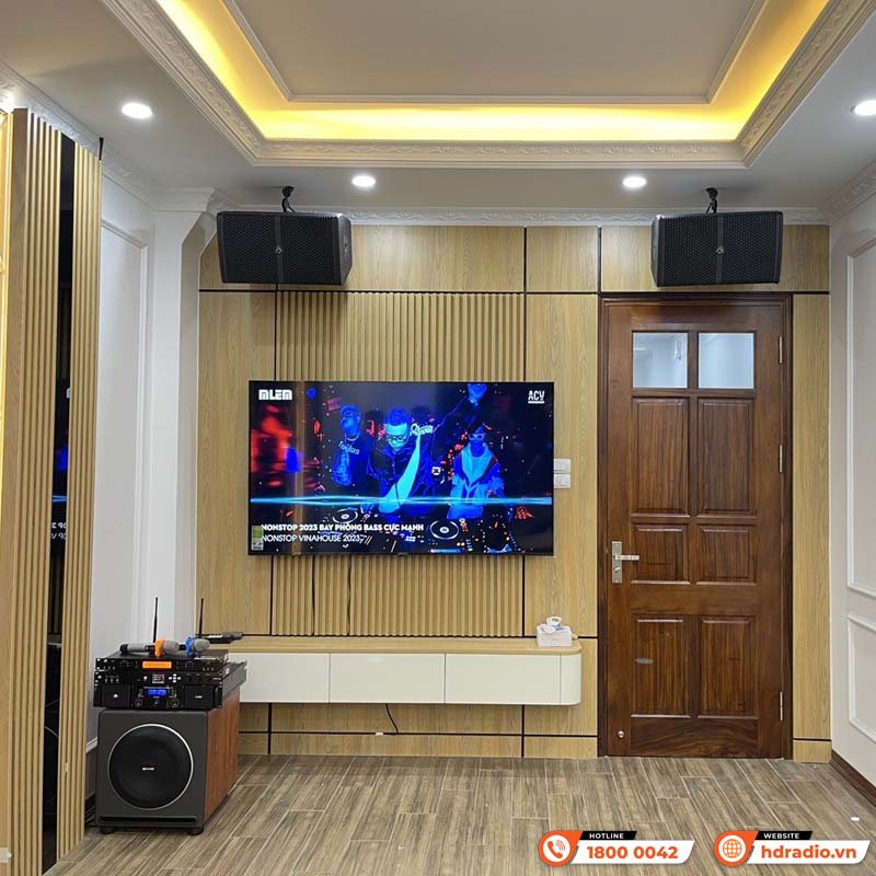 Dàn Karaoke Cao Cấp HDR67 (Wharfedale Wh10, Công suất H2600, X6000 Plus, Micro JKaudio B9)-2