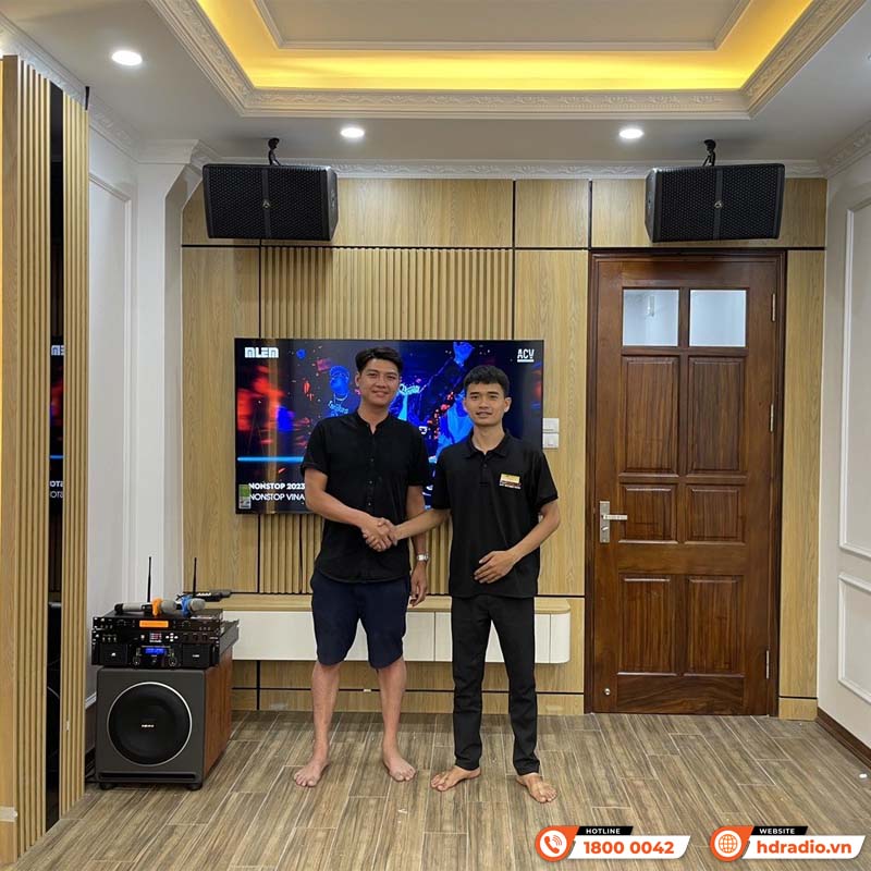 Lắp đặt dàn karaoke HDR67 gần 48 triệu cho anh Quốc Anh