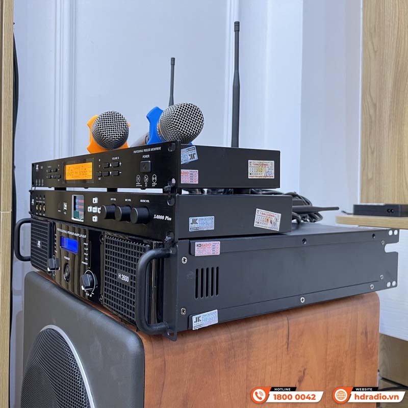 Cục công suất JKAudio H2600, Công suất 600W x 2 Kênh, Mạch Công suất Class H-18