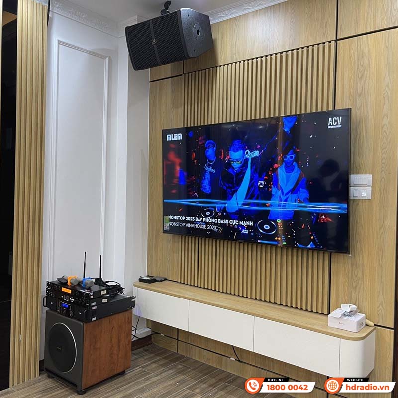 Dàn Karaoke Cao Cấp HDR67 (Wharfedale Wh10, Công suất H2600, X6000 Plus, Micro JKaudio B9)-3