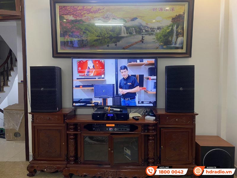 Bộ dàn karaoke của chú Sang ở Hà Nội