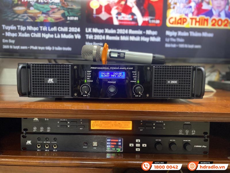 Bộ dàn karaoke của chú Sang ở Hà Nội