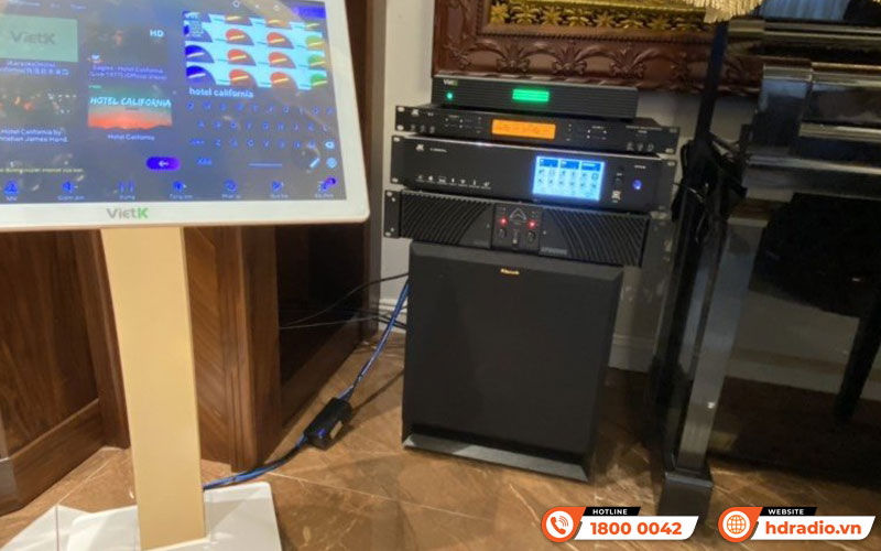 Lắp dàn karaoke chất lượng trị giá gần 110 triệu đồng cho anh Toàn