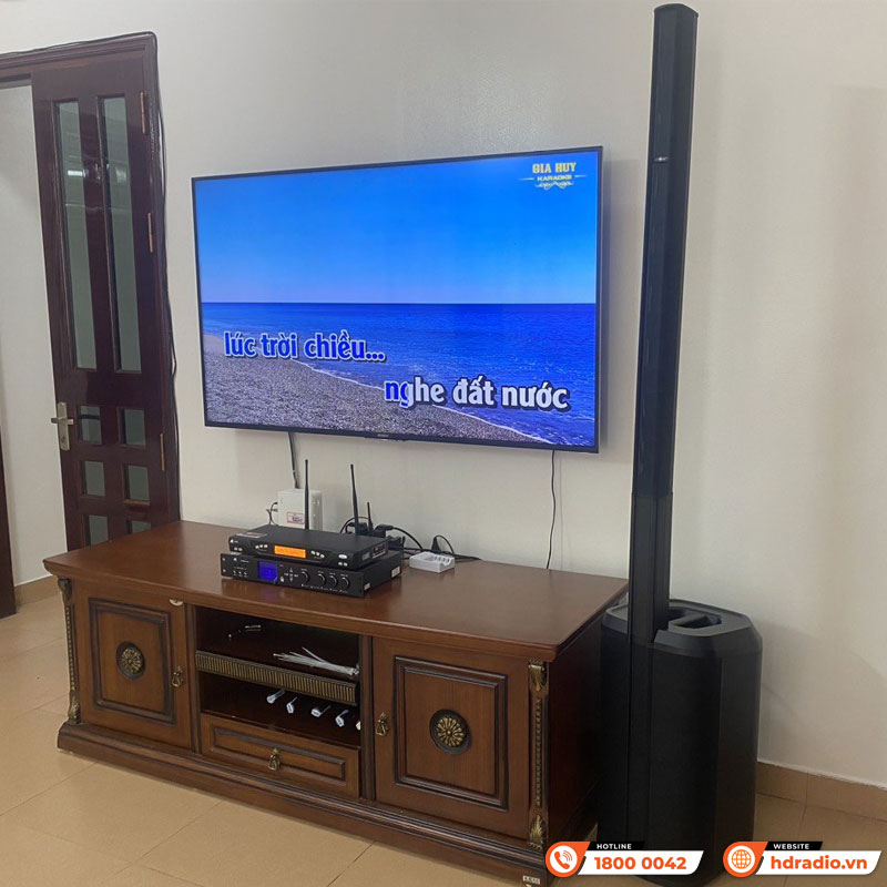 Lắp dàn karaoke đỉnh cao trị giá gần 82 triệu đồng cho chú Chinh ở Thái Bình