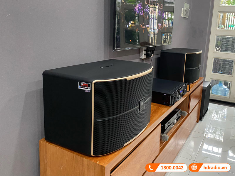 ảnh thực tế dàn âm thanh sử dụng Loa Sub Polk Audio HTS12