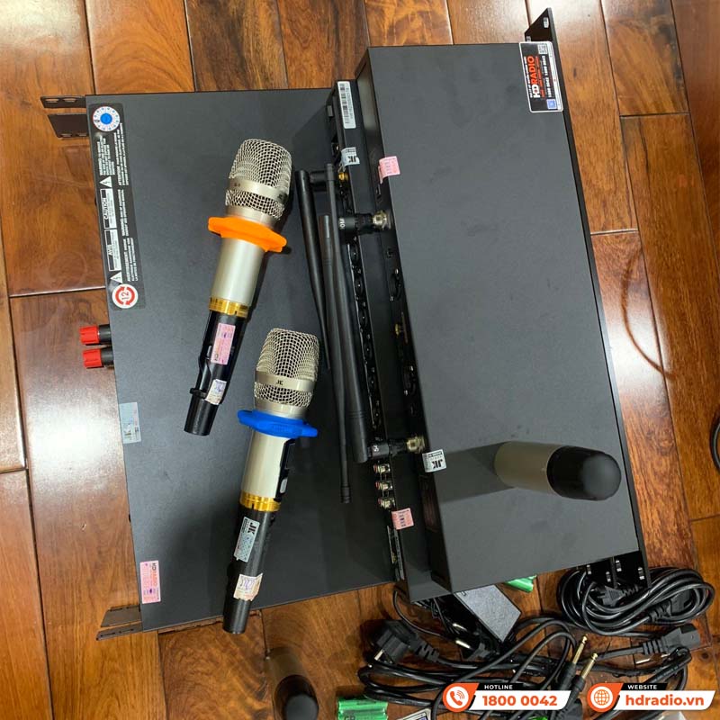 Dàn Karaoke Cao Cấp HDR67 (Wharfedale Wh10, Công suất H2600, X6000 Plus, Micro JKaudio B9)-14
