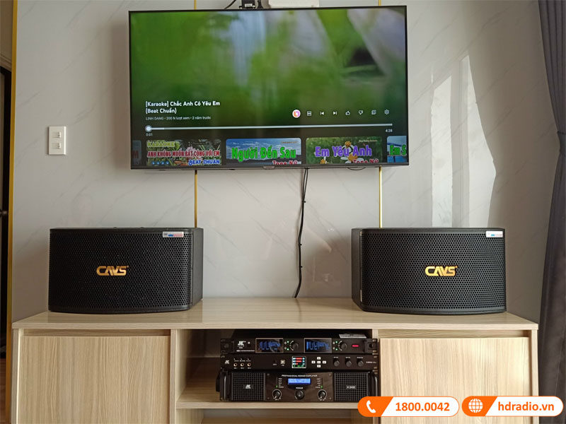 Lắp dàn karaoke cao cấp giá gần 26 triệu cho anh Hiếu