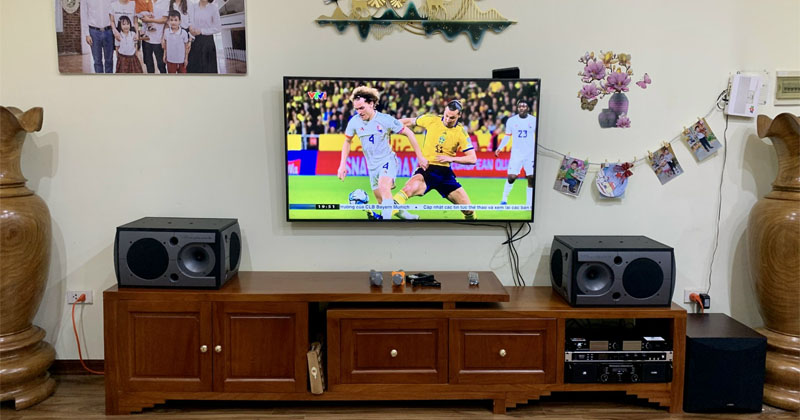 Lắp dàn karaoke cực chất trị giá gần 30 triệu đồng cho anh Khánh ở Phường Dương Nội, Quận Hà Đông, TP. Hà Nội (Yamaha NS-SW100, JKAudio K300, Neko DK1000, Wharfedale 3190)