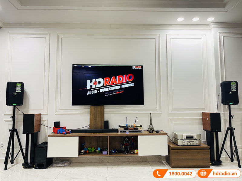 Lắp dàn karaoke cao cấp trị giá gần 38 triệu đồng cho anh Hưng