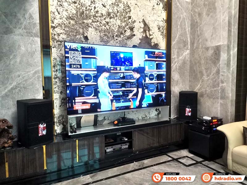 Dàn Karaoke Cao Cấp HDR52 ( Whafedale Anglo E12, Công suất, Jkaudio X6000 Plus, K800 )-5