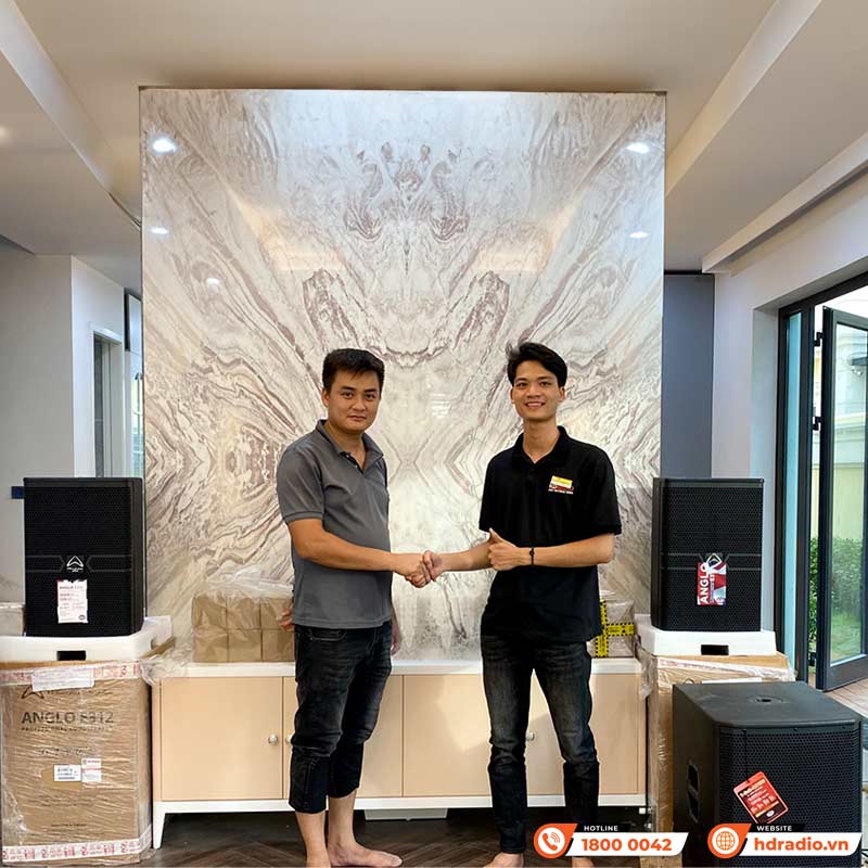 Dàn Karaoke Cao Cấp HDR55 (Whafedale Anglo E312, CPD3600, Vang số, Micro)-1