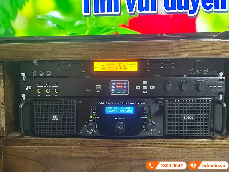 Dàn karaoke cao cấp HDR80 (Tecnare E10, Công suất, Vang số, Micro K800, Loa Sub )-3