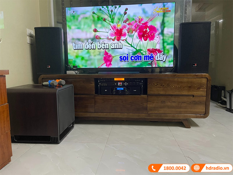 Dàn karaoke cao cấp HDR80 (Tecnare E10, Công suất, Vang số, Micro K800, Loa Sub )-1