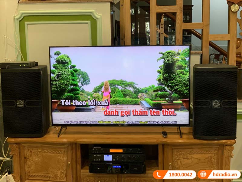 Lắp Dàn Karaoke Cao Cấp HDR83 cho anh Tú
