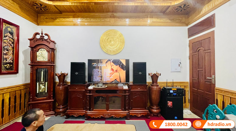 Lắp dàn karaoke hdr84 hơn 73tr cho anh Tiến ở Hưng Yên
