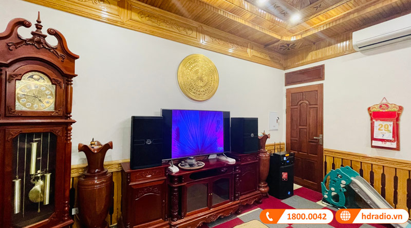 Lắp dàn karaoke hdr84 hơn 73tr cho anh Tiến ở Hưng Yên