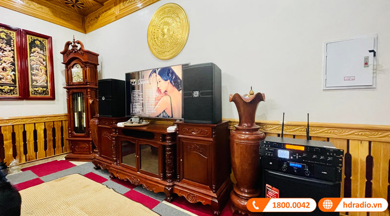 Lắp dàn karaoke hdr84 hơn 73tr cho anh Tiến ở Hưng Yên