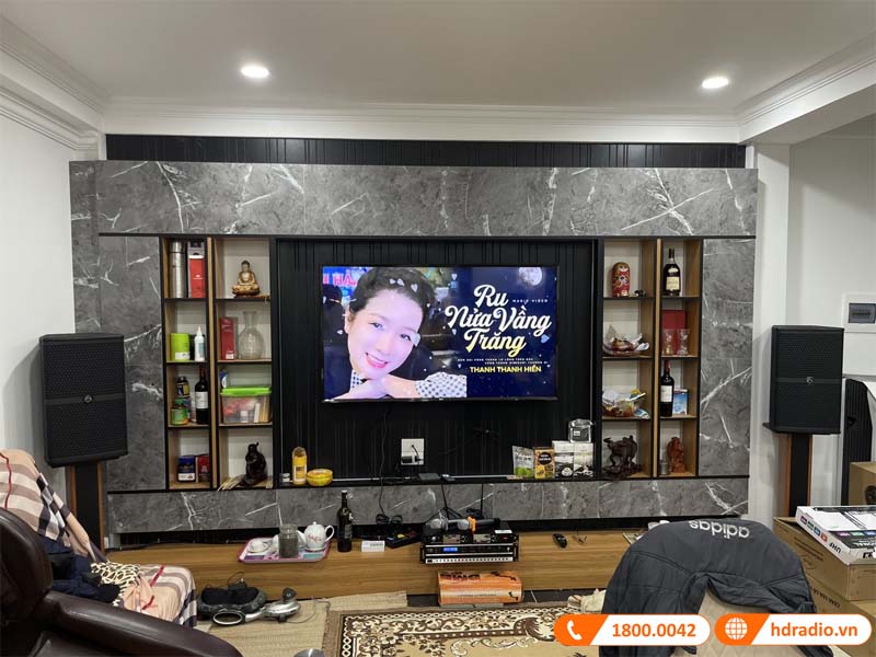 Lắp dàn karaoke HK30 giá hơn 46 triệu cho chú Phán