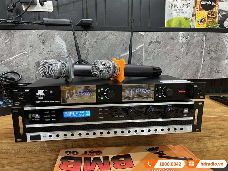 Lắp dàn karaoke HK30 giá hơn 46 triệu cho chú Phán