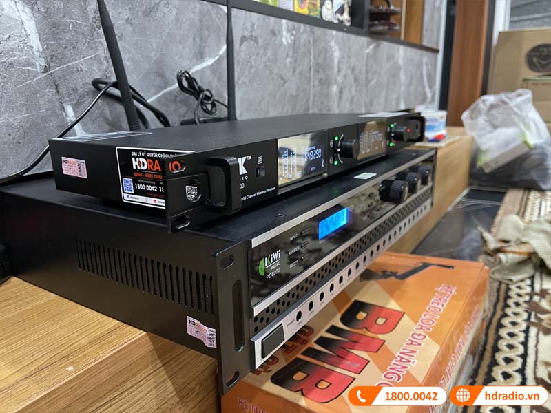 Lắp dàn karaoke HK30 giá hơn 46 triệu cho chú Phán