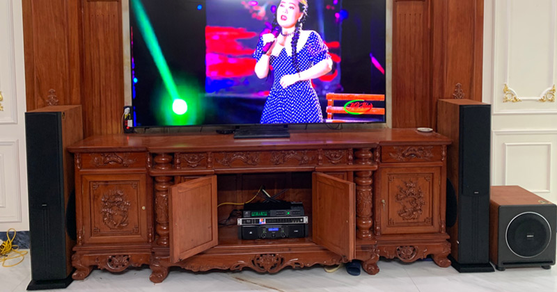 Lắp đặt bộ dàn Karaoke Cao Cấp trị giá hơn 33 triệu đồng cho anh Tài ở Vĩnh Yên, Vĩnh Phúc (Neko DK1000, Sub Paramax MK SUB 30, JKAudio H2400, JKAudio B3 Plus, Paramax D88 Limited)