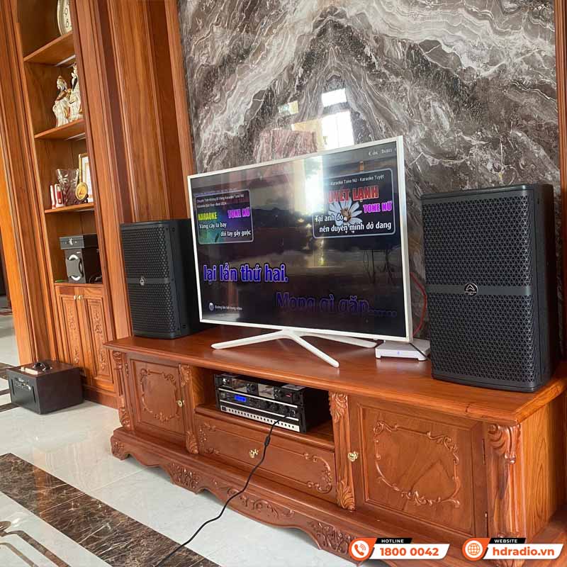 Lắp dàn karaoke trị giá hơn 36 triệu cho anh Đức ở Hà Nội