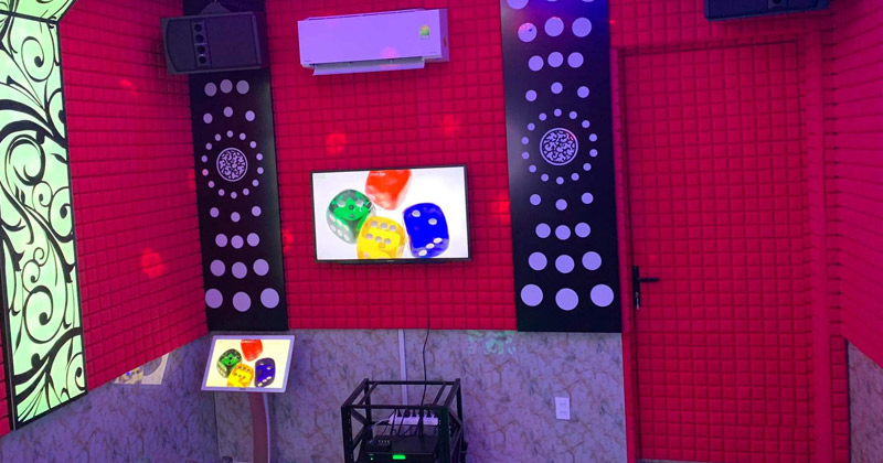 Lắp dàn Karaoke HK26 kết hợp hệ thống đầu màn VietK cao cấp hơn 54 triệu đồng cho anh Đức ở Phường An Lạc, Quận Bình Tân, TP. Hồ Chí Minh (VietK 22inch, VietK Plus 6TB, JKAudio B3 Plus, JKAudio X3000 pro, JKaudio H2600, Wharfedale 5090)