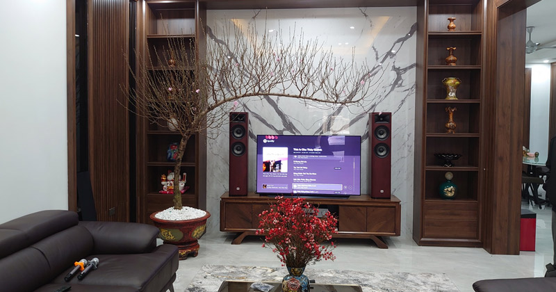 Lắp bộ dàn nghe nhạc và hát karaoke NK17 cao cấp hơn 66 triệu đồng cho anh Khoa ở Nho Quan, Ninh Bình (JKAudio X6000 Plus, JK Audio K300, Cambridge CXA 61, LBL Studio 680)