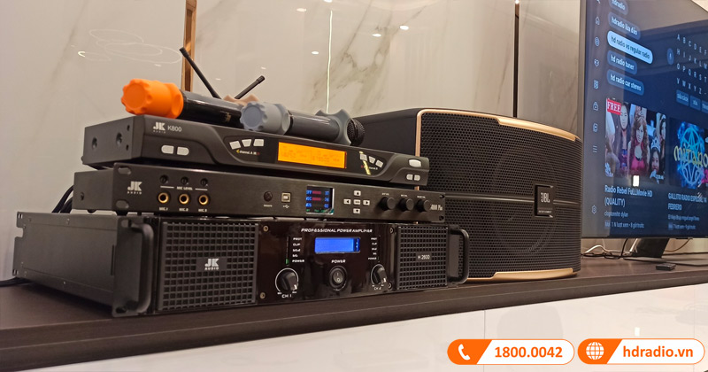 Lắp dàn karaoke JBL HK31 gần 47 triệu cho chị Linh