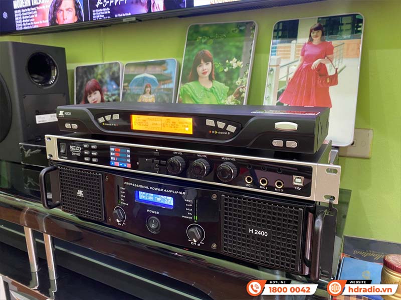 Lắp Dàn Karaoke JBL KH27 kết hợp sub Paramax SW-1800 cho chị Hằng Lắp Dàn Karaoke JBL KH27 kết hợp sub Paramax SW-1800 cho chị Hằng