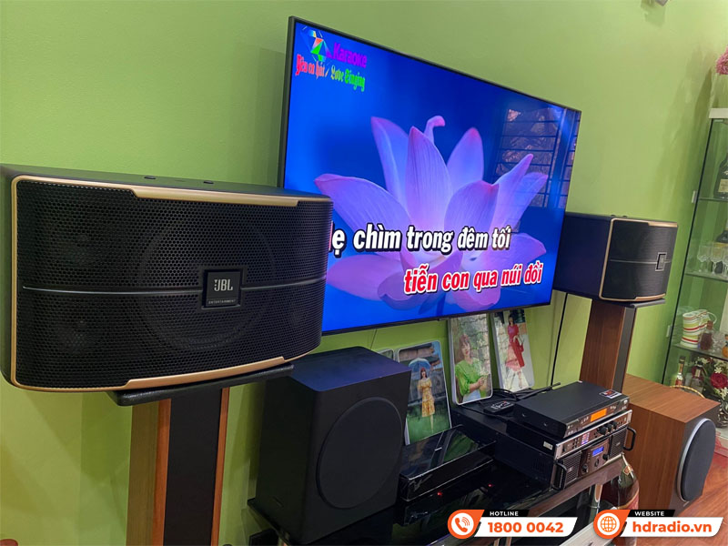 Lắp Dàn Karaoke JBL KH27 kết hợp sub Paramax SW-1800 cho chị Hằng Lắp Dàn Karaoke JBL KH27 kết hợp sub Paramax SW-1800 cho chị Hằng